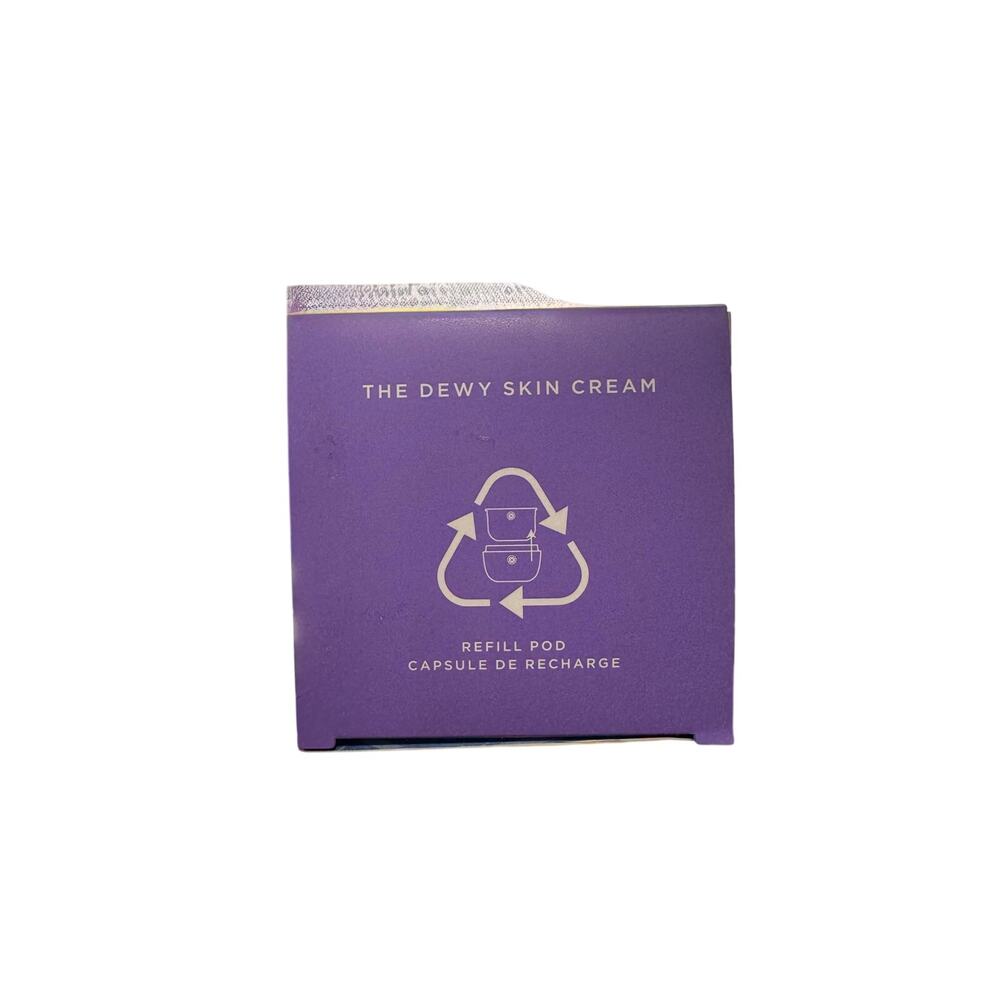 NWT Tatcha The Dewy Skin Cream REFILL 1.7oz W/ empty container & spatula - Picture 5 of 7